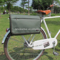 Холст велосипед задние стойки сумка корзина велосипед сумка